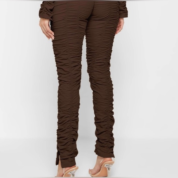 Nwt; VINTAGE MANIERE DE VOIR AVANT GARDE DRAPERY PANTS🤎 - Picture 2 of 13